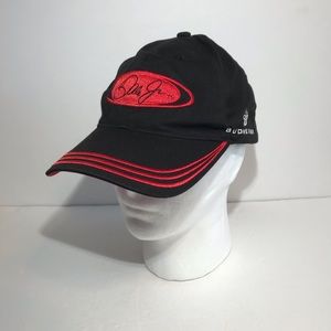 Dale Earnhardt Jr 8 Budweiser Hat Black Red Cotton